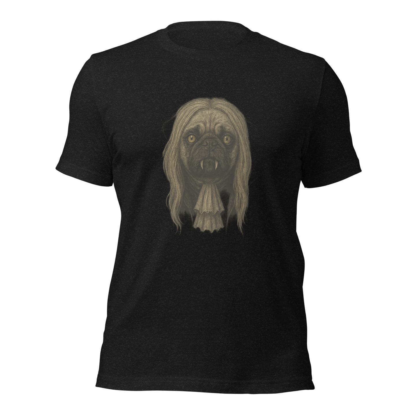 Vampire Pug (Blonde) T Shirt
