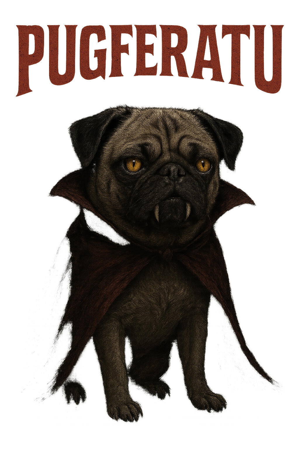 Vampire Pug little "Pugferatu"
