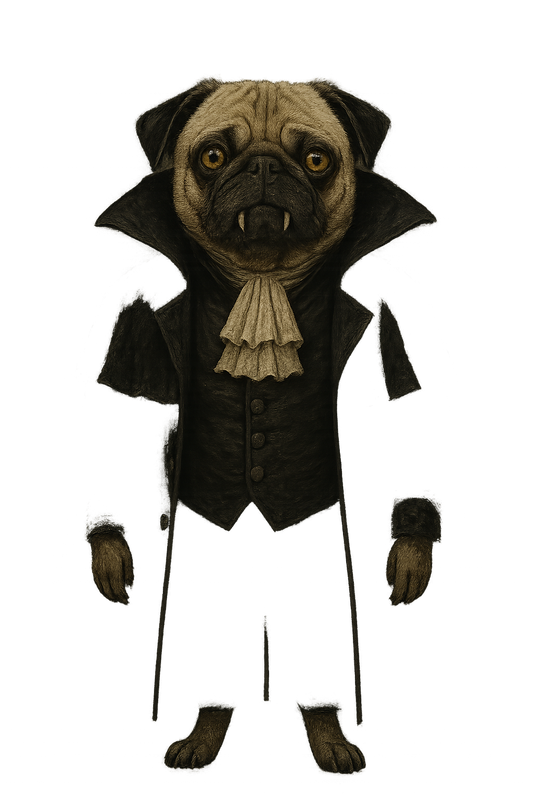 Vampire Pug Victorian Attire